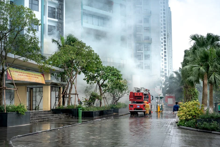 Massive Fire Erupts at Gaur Green Avenue — Smoke Visible for Miles — Economy Business